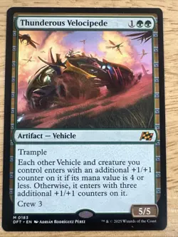 Thunderous Velocipede Aetherdrift Regular NM Mythic 0183 - Image 1