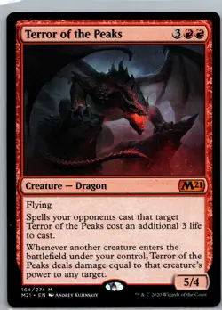 Terror of the Peaks - 164 M21 Core Set 2021 Mythic Magic - NM NON FOIL - Image 1