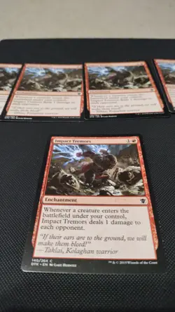 Impact Tremors - Dragons of Tarkir MTG - Image 1