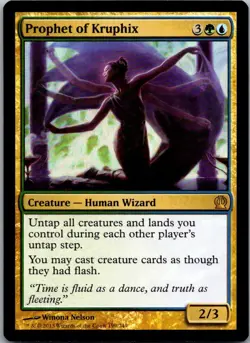 Prophet of Kruphix 199 Rare Theros Magic: The Gathering Near Mint - Image 1