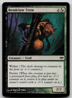 Rendclaw Trow #127 (LP) Eventide EVE Magic MTG - Image 1