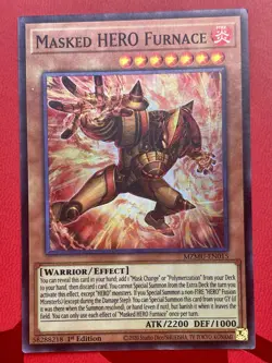Masked HERO Furnace MZMU-EN015 Maze of Muertos 1st Edition - Image 1