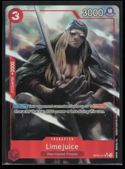 Limejuice (Alternate Art) OP09-014 One Piece NM - Image 1