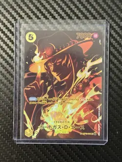 ONE PIECE Portgas D. Ace SP Alt Art ST13-011 SR Legacy of the Master Japanese - Image 1