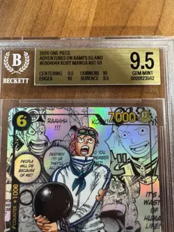 One Piece Koby EB04-044 Adventure on Kami's Island Manga Art SR 2026 BGS 9.5 - Image 2