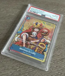 2024 One Piece EN Monkey D. Luffy Convention Exclusive Foil! #043 - PSA Gem 10 - Image 3