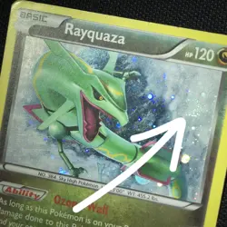 SWIRL 🌀💫 Rayquaza XY64 Black Star Promo Cosmos Holo 2015 Nintendo Pokemon Card - Image 1
