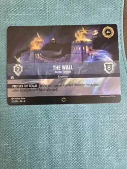 Disney Lorcana Ursula's Return The Wall (Enchanted) Card 222/204 - Image 1