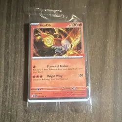 Packaged Pokemon Ho-Oh CRI 010/086 Card Gamestop Promo - Image 1