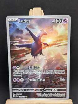 Latios Holo Pokemon Card Sv08: Surging Sparks 203/191 NM - Image 1