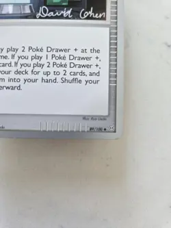 Poke Drawer 89/100 2009 World Championship Pokemon Card Lucario Tcg - Image 3