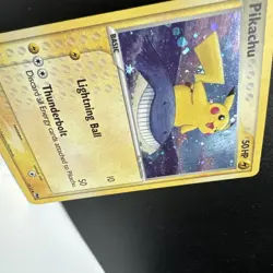 Pokemon Card - Error Inverted Back Pikachu POP Series 5 12/17 Holo Rare 2007 - Image 2