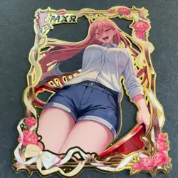 Goddess Story Gold METAL Card - Serial Number #017/200! Power Chainsaw Anime - Image 4