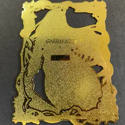 Goddess Story Gold METAL Card - Serial Number #017/200! Power Chainsaw Anime - Image 5