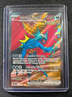 Roaring Moon ex 229/182 SIR Paradox Rift Pokemon Card *NM* - Image 2