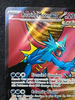 Roaring Moon ex 229/182 SIR Paradox Rift Pokemon Card *NM* - Image 3