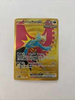 Pokemon TCG Roaring Moon EX 262/182 Paradox Rift Secret Illustration Rare Card - Image 1