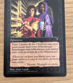 Vampiric Tutor Visisons FRENCH Magic The Gathering MTG Precepteur Vampirique - Image 3