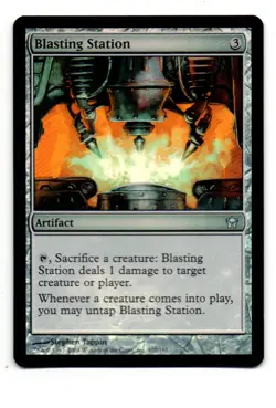 MTG Blasting Station X1 Fifth Dawn edition Foil Uncommon - Image 1