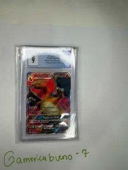 Charizard GX SM60 - CGC 9 - Sun & Moon Black Star Promo Full Art Pokemon Card - Image 2