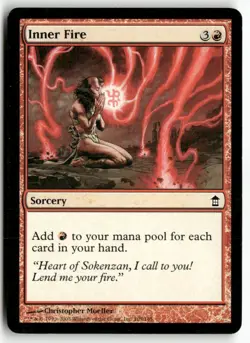 Inner Fire 105 Common Saviors of Kamigawa Magic: The Gathering Lightly Played - Image 1