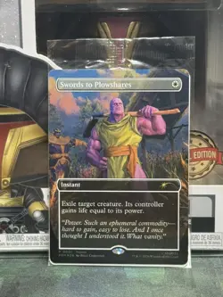 Swords to Plowshares New Promo Pack Sealed Marvel Thanos MTG Magic the Gathering - Image 1