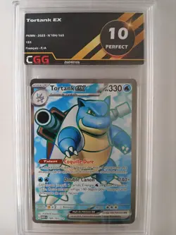 Carte pokemon FRANCAIS Tortank ex (MEW 184) 151 CGG 10 26040106 - Image 1