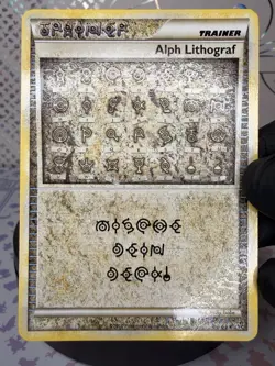Alph Lithograf 2010 Heartgold & Soulsilver Pokemon Card - Image 1