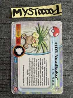Pokemon TOPPS #103 Noadkoko Francais Occasion - Image 2