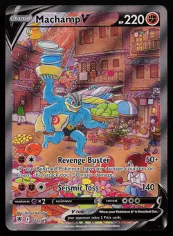 Machamp V 172/189 Astral Radiance ASR Alternate Art Ultra Rare Pokemon LP - Image 1