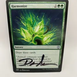 Harmonize Card Signed By Dan Scott MTG Artist Proof - Image 1