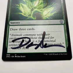 Harmonize Card Signed By Dan Scott MTG Artist Proof - Image 4