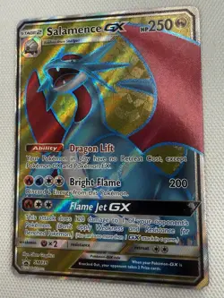 Salamence GX SM139 Full Art Pokemon Black Star Promo Standard Size Card - Image 1