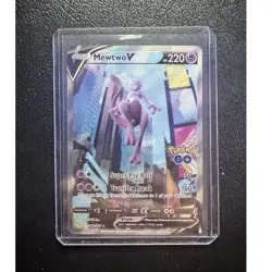 Pokemon Mewtwo V 072/078 Pokemon GO Ultra Rare Holo English 220HP Card - Image 1