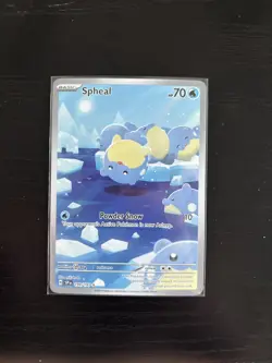 Pokemon TCG Spheal 199/191 Surging Sparks Illustration Rare Card NM - Image 1