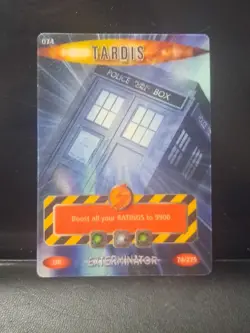 Doctor Who Battles In Time Card UR Ultra Rare Tardis Lenticular Foil 074/275 - Image 1