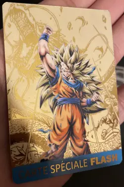 Carte Dragon Ball Z Carddass Hondan Speciale Flash DBZ Super Battle Card Prism 4 - Image 1