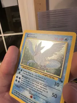 Articuno Pokemon TCG Fossil Holo Unlimited Rare Card 2/62 - Image 4
