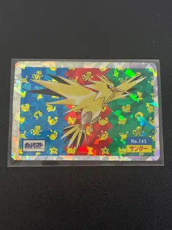 Pokemon Topsun Prism Zapdos Moltres Articuno 3 Card Set Japanese Vintage Holo - Image 5