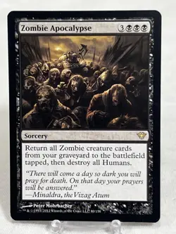 Zombie Apocalypse - Dark Ascension Regular ~LP~ Magic The Gathering MTG - Image 1