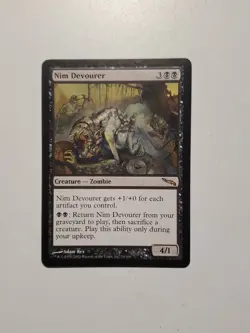 MtG Nim Devourer LP x1 - Mirrodin - Image 1