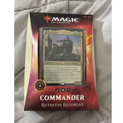 Wizards of the Coast MTG Commander Ruthless Regiment Deck Jirina Kudro Foil - Image 1