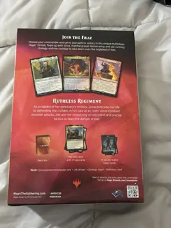 Wizards of the Coast MTG Commander Ruthless Regiment Deck Jirina Kudro Foil - Image 2