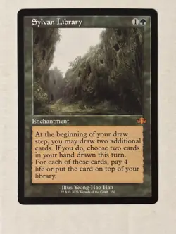 Sylvan Library x1 1x Retro Dominaria Remastered NM MTG - Image 1