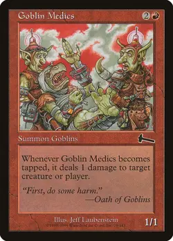 Goblin Medics 1x FOIL MtG FOIL Urza's Legacy SP/NM - Image 1