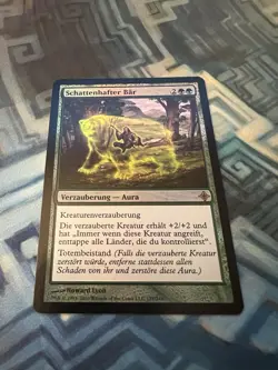 MTG Foil German Bear Umbra NM-/EX+ Rise of the Eldrazi - Image 1