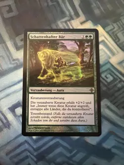MTG Foil German Bear Umbra NM-/EX+ Rise of the Eldrazi - Image 2
