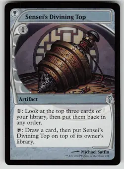 Sensei's Divining Top (Future Sight) Uncommon Mystery Booster 2 231 MTG NM 2024 - Image 1