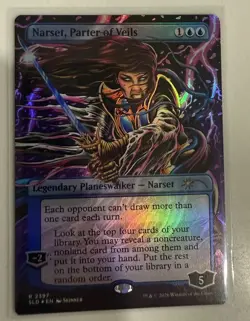Narset, Parter of Veils (Borderless) Secret Lair Drop Foil - Image 1