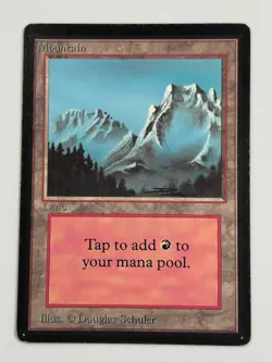 Mountain (B) - Beta Edition 1993 - MTG card [MP] - Image 1
